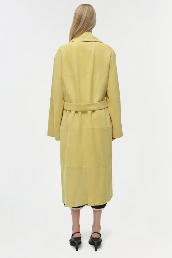 Enola Suede Trench Coat