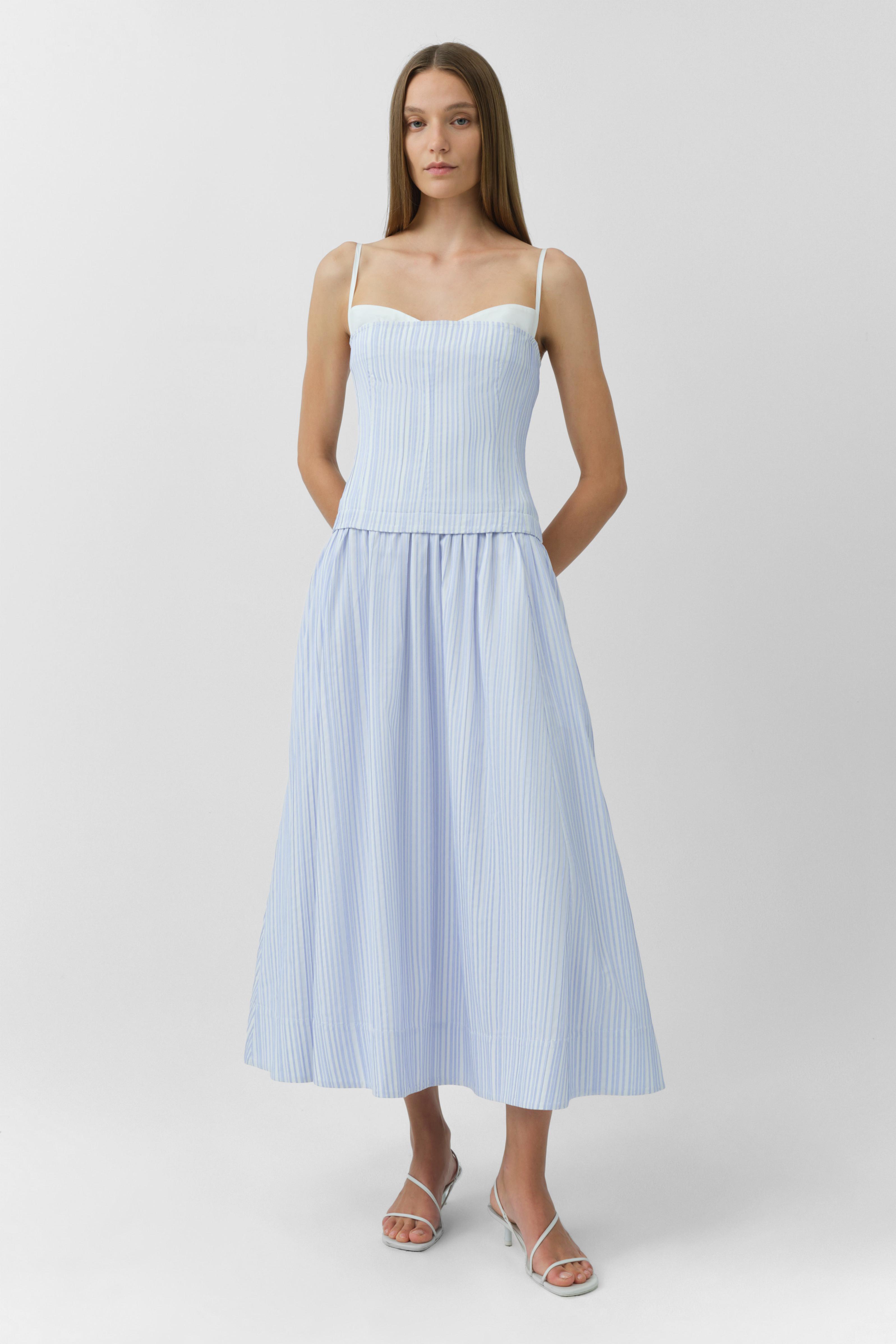 quinlin midi dress SIMKHAI Quinlin Bustier Midi Dress