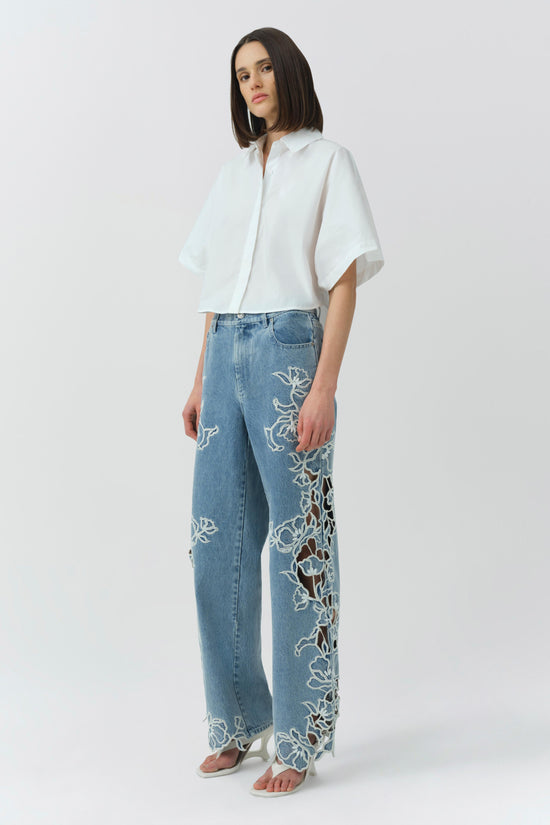 Porter Embroidered Jean