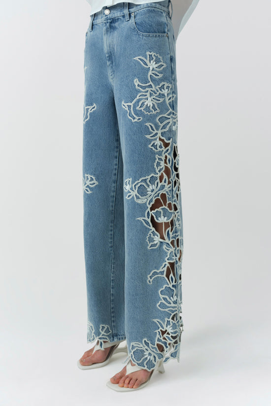 Porter Embroidered Jean