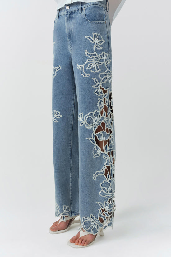 Porter Embroidered Jean