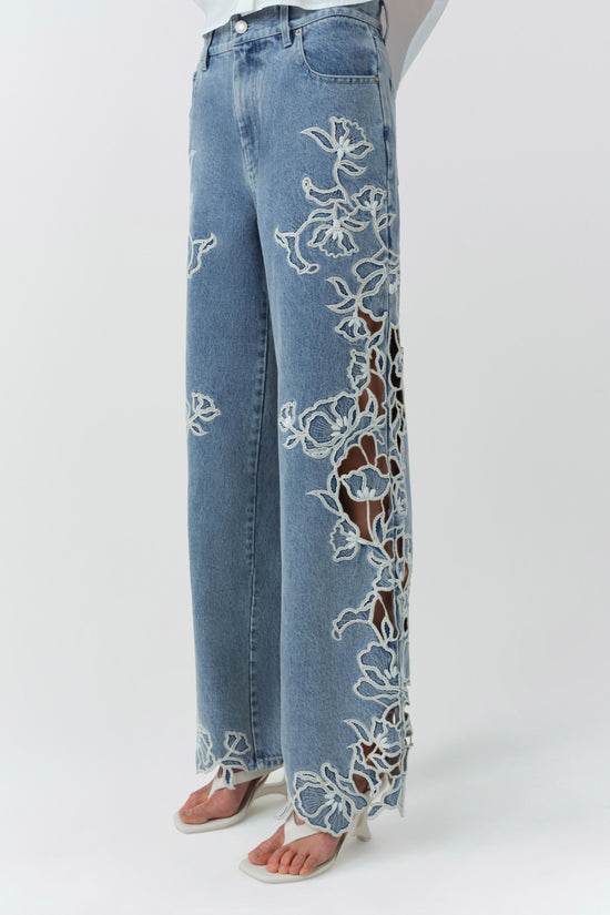 Porter Embroidered Jean