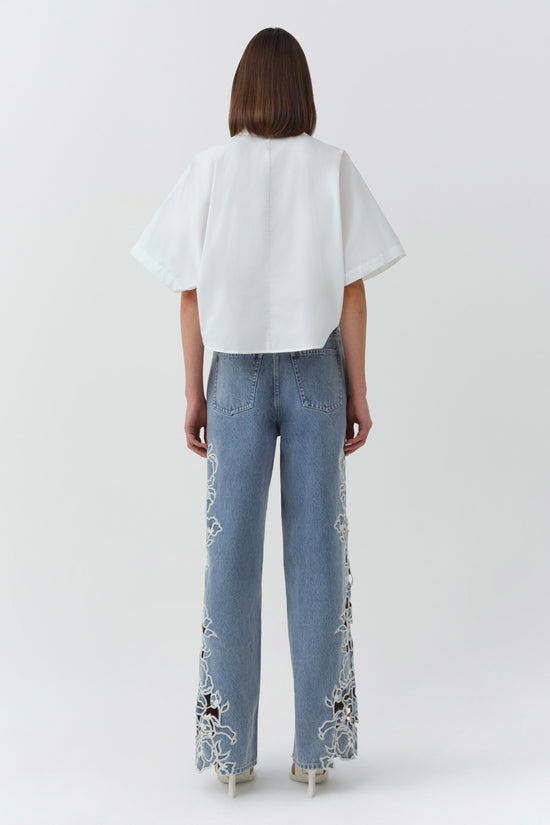 Porter Embroidered Jean