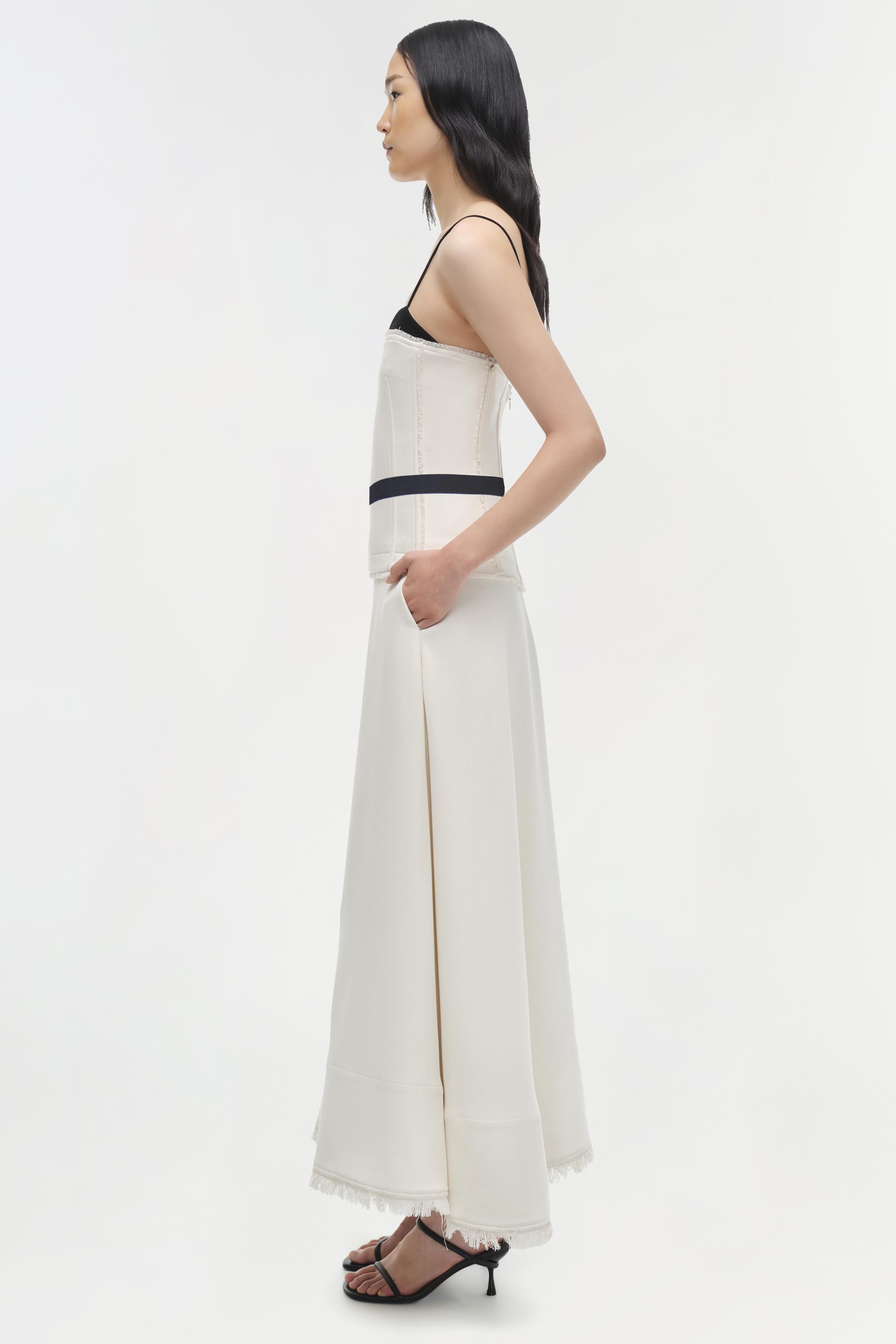 quinlin midi dress SIMKHAI Quinlin Bustier Midi Dress