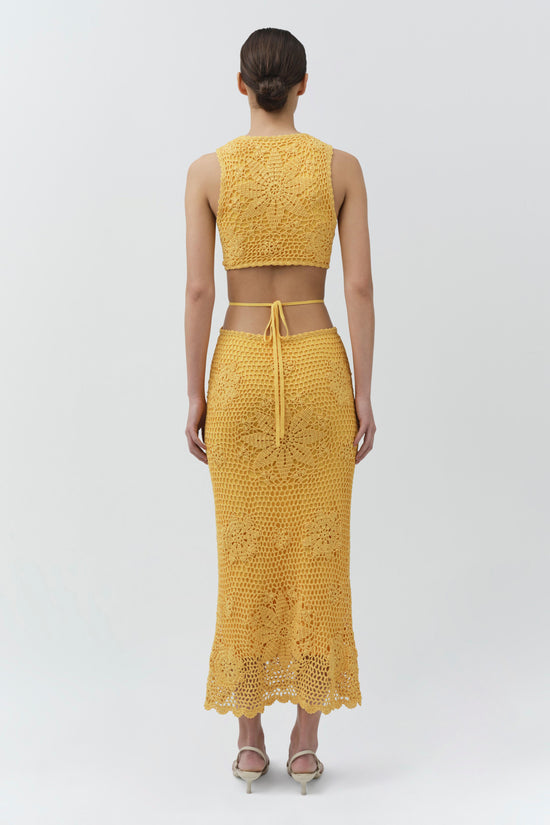 Lyla Crochet Midi Dress