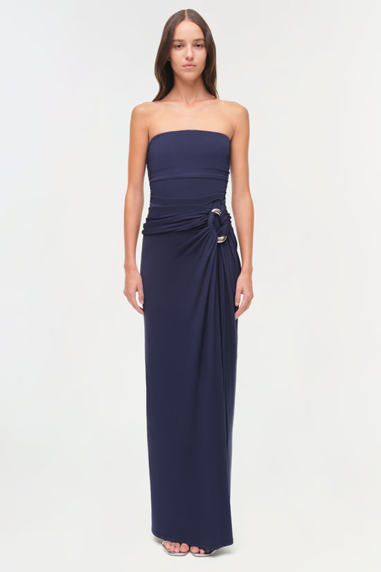 Emma Strapless Jersey Gown