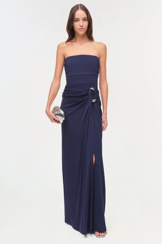 Emma Strapless Jersey Gown