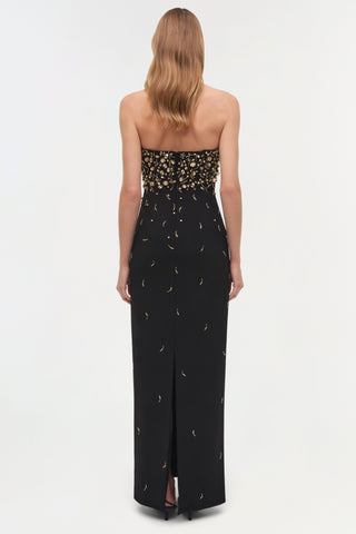 Reign Embellished Strapless Gown