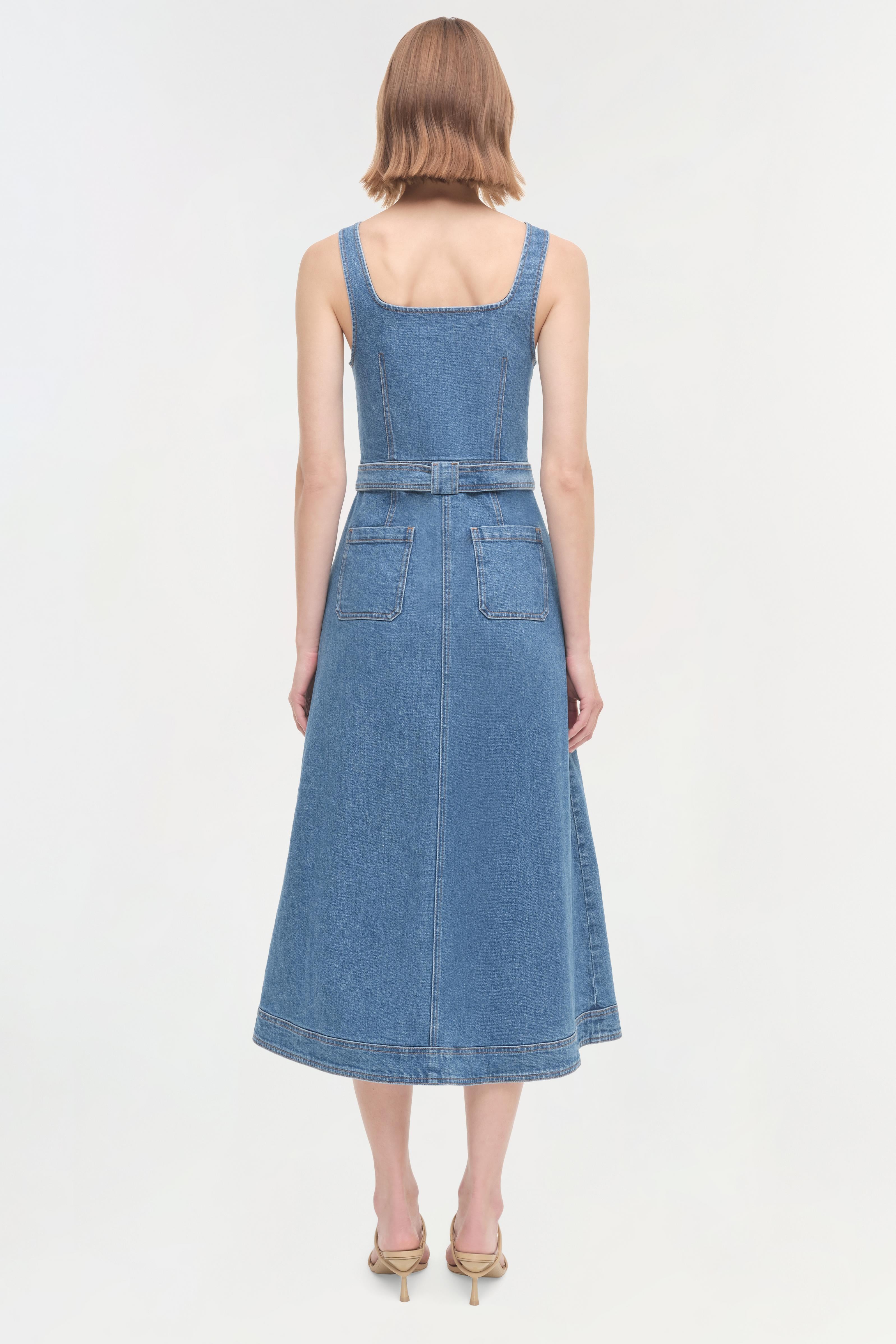Jonathan Simkhai Denim Dress Manson Dress – SIMKHAI
