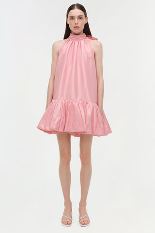 Hope Taffeta Bow Tie Mini Dress