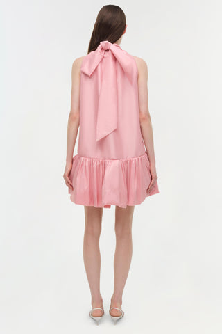 Hope Taffeta Bow Tie Mini Dress