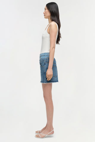 Salix Double Waistband Mini Skirt