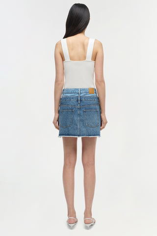Salix Double Waistband Mini Skirt