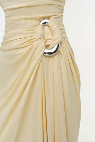 Emma Draped Jersey Bustier Gown