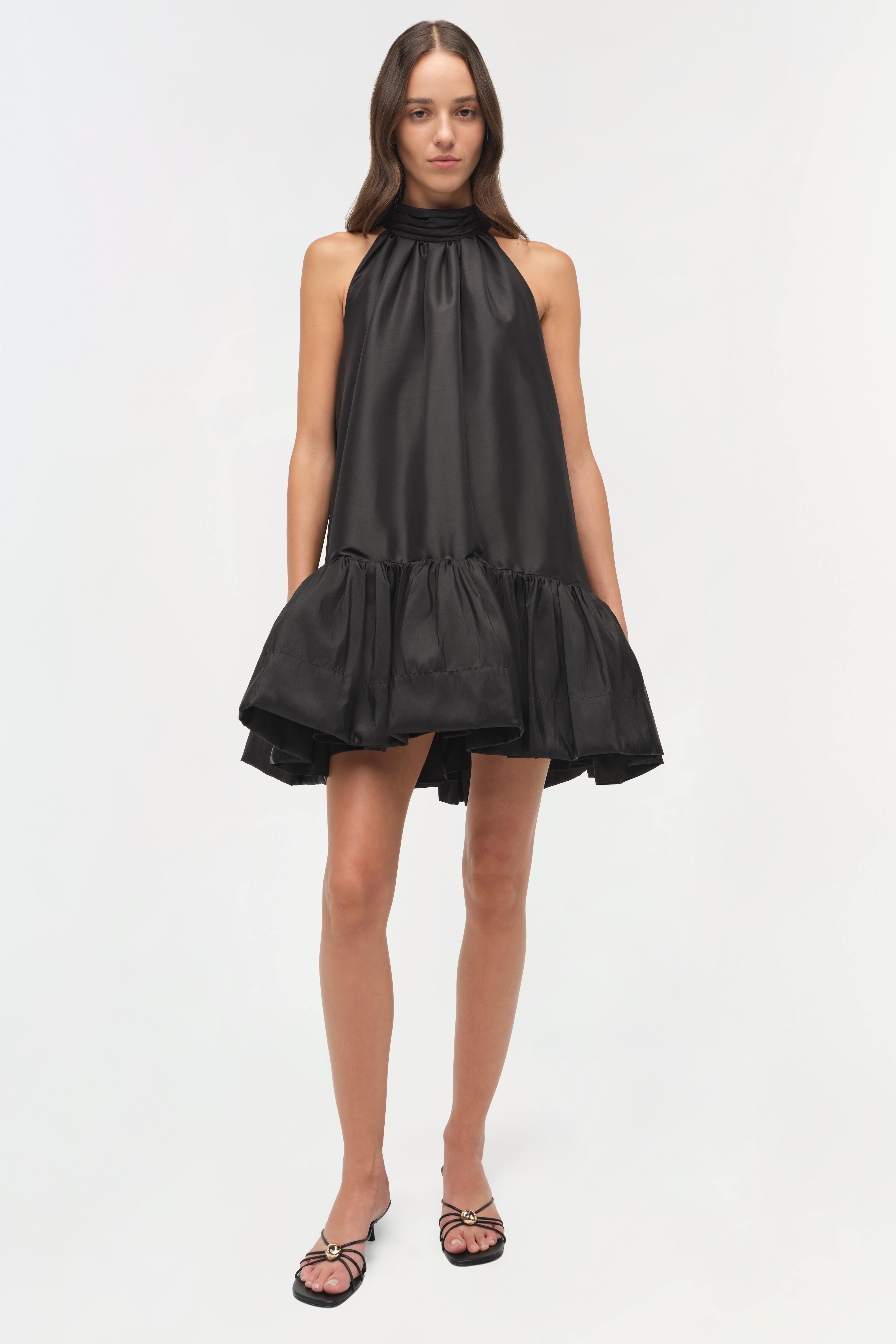 Hope Taffeta Bow Tie Mini Dress SIMKHAI Hope Taffeta Bow Tie Mini Dress SIMKHAI