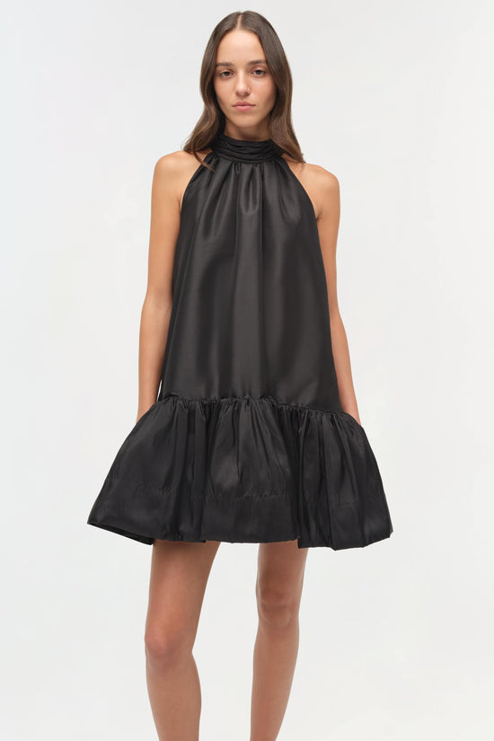 Hope Taffeta Bow Tie Mini Dress