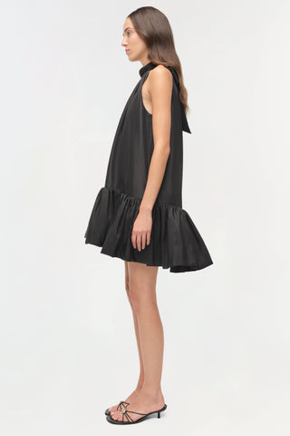 Hope Taffeta Bow Tie Mini Dress