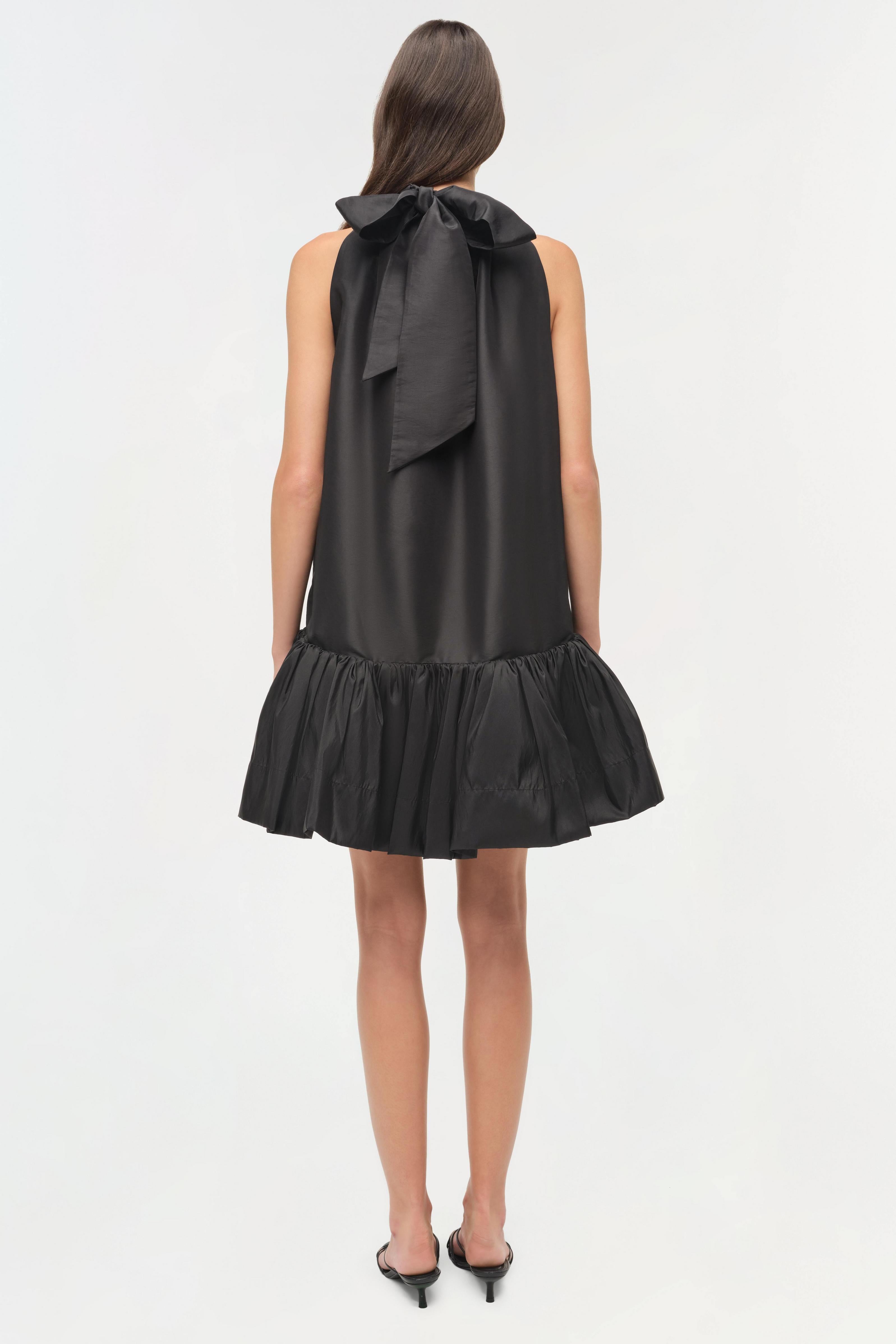 kesy bow tie mini dress black Princess Polly Kesy Bow Tie Mini Dress In Black