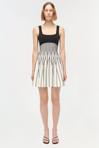 Cynder Illusion Knit Mini Dress