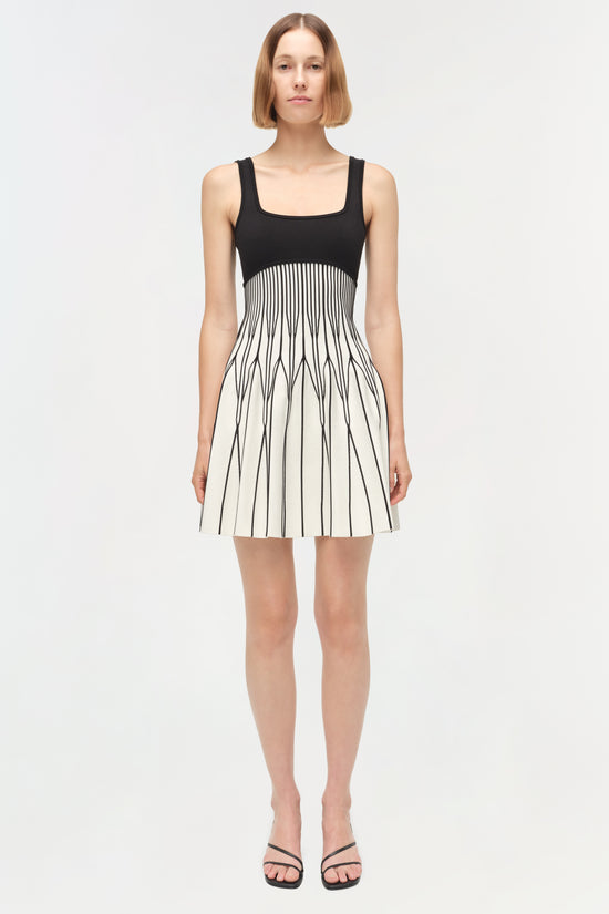 Cynder Illusion Knit Mini Dress