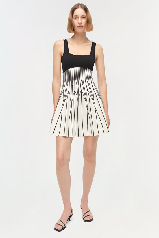 Cynder Illusion Knit Mini Dress