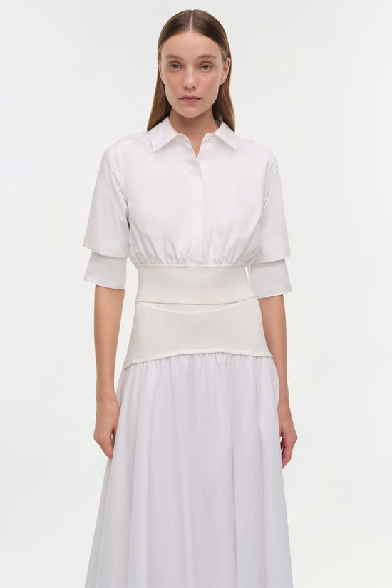 Stiles Knit Cotton Shirt