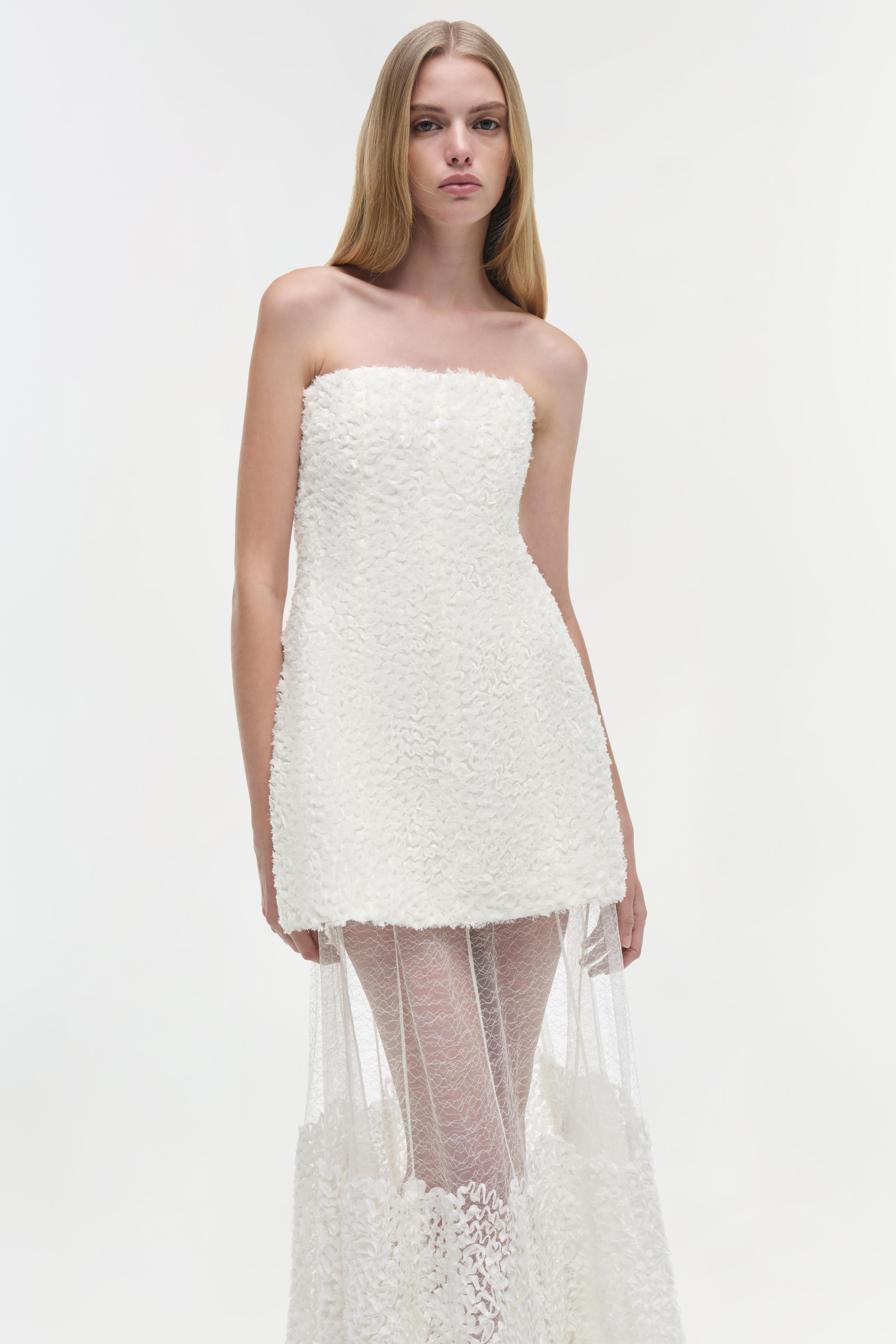 Simkhai Women's Marella Floral Lace Gown - Ivory Simkhai Women's Marella Floral Lace Gown - Ivory