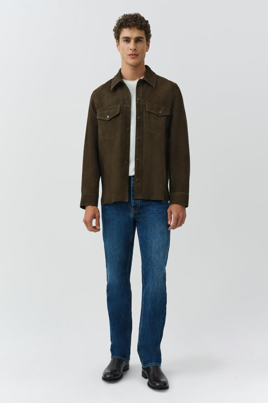 Michael Suede Utility Jacket