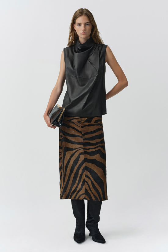 Halley Leather Top