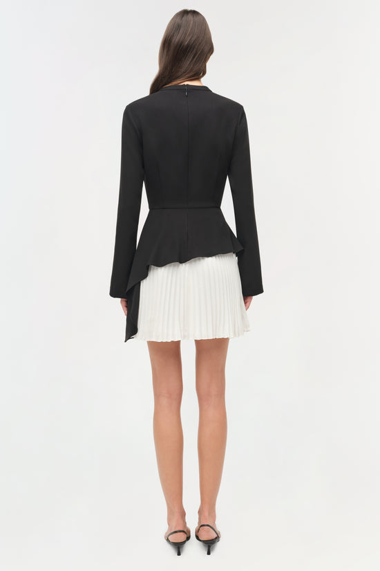 Amberly Pleated Mini Dress