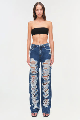 Erie High Waist Distressed Pant