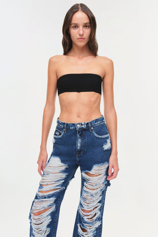 Erie High Waist Distressed Pant
