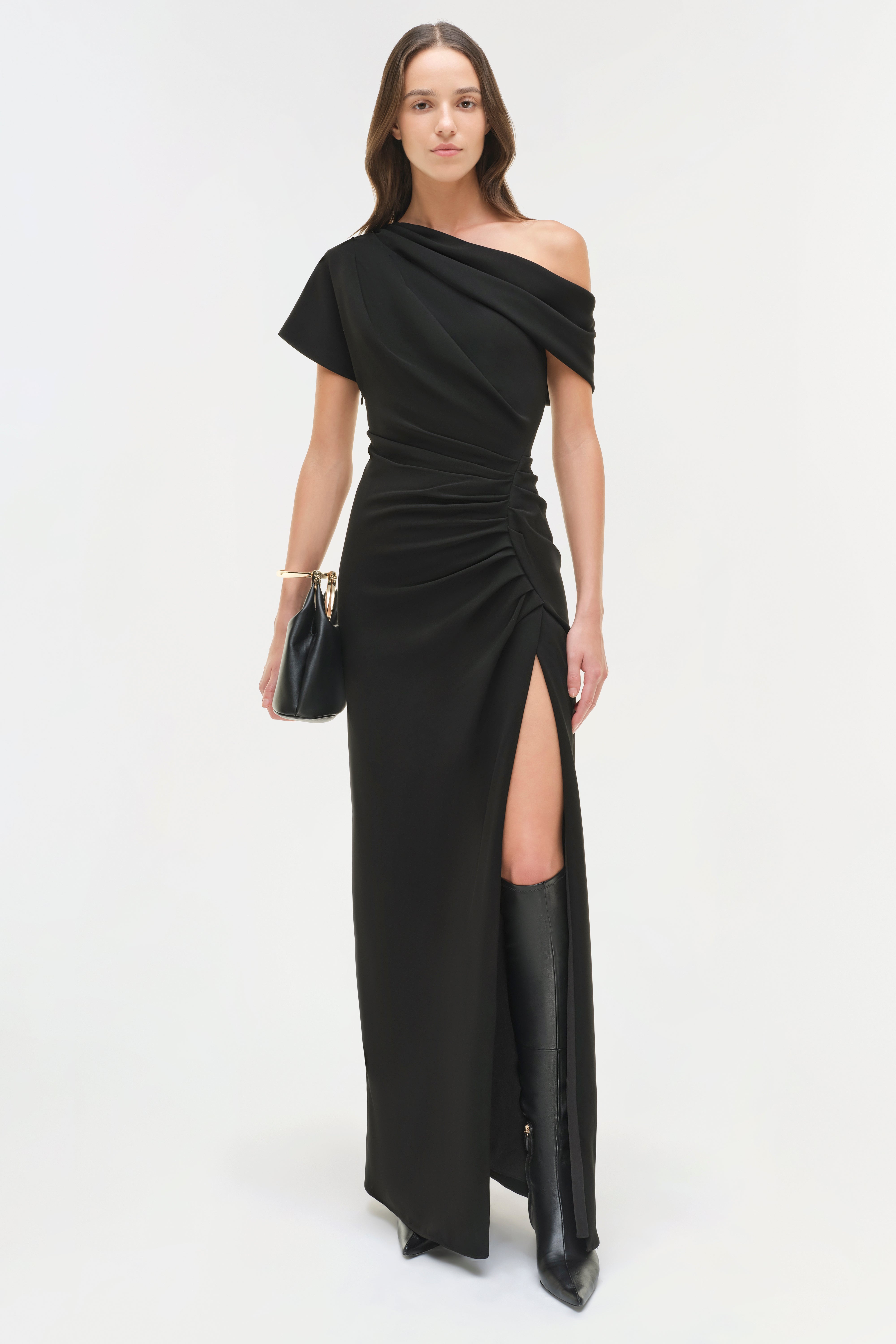 Kally Draped Midi Dress - Main Image
