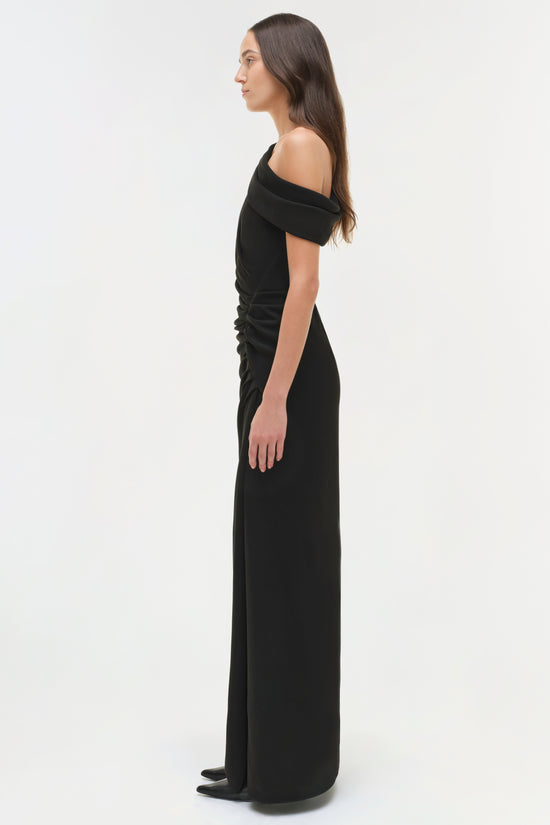 Kally Draped Midi Dress