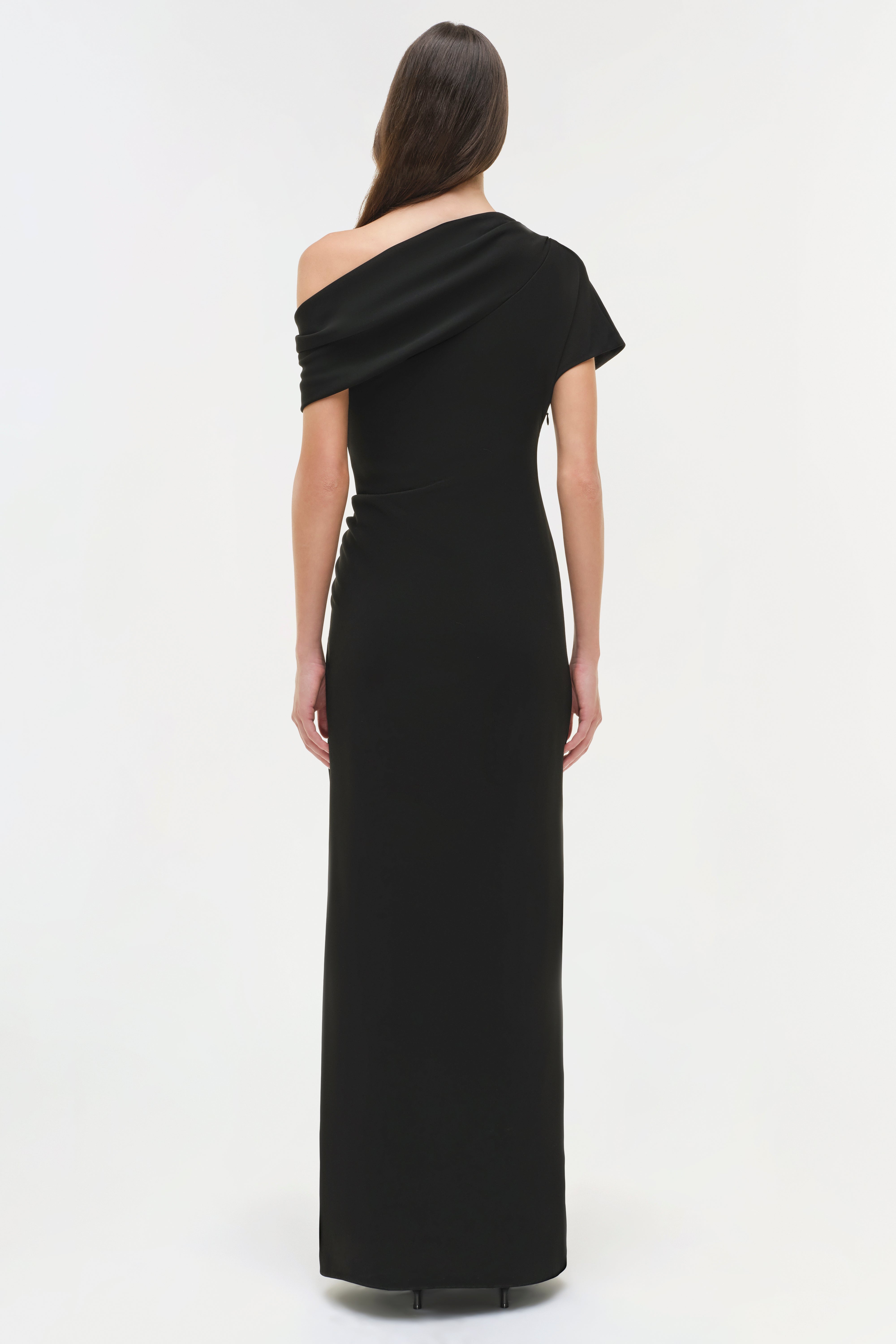 simkhai shanelle draped jersey midi dress Jonathan Simkhai Shanelle Cowl-Neck Jersey Midi Dress in Green