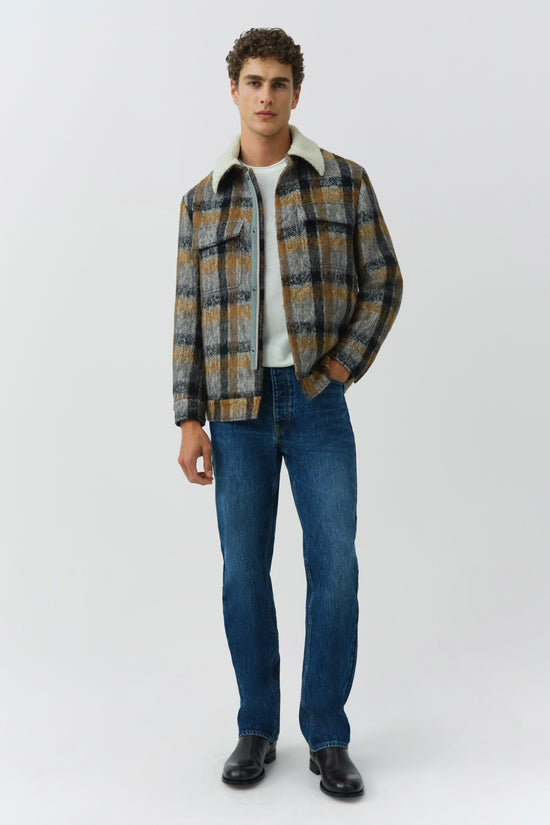 Ford Plaid Trucker Jacket