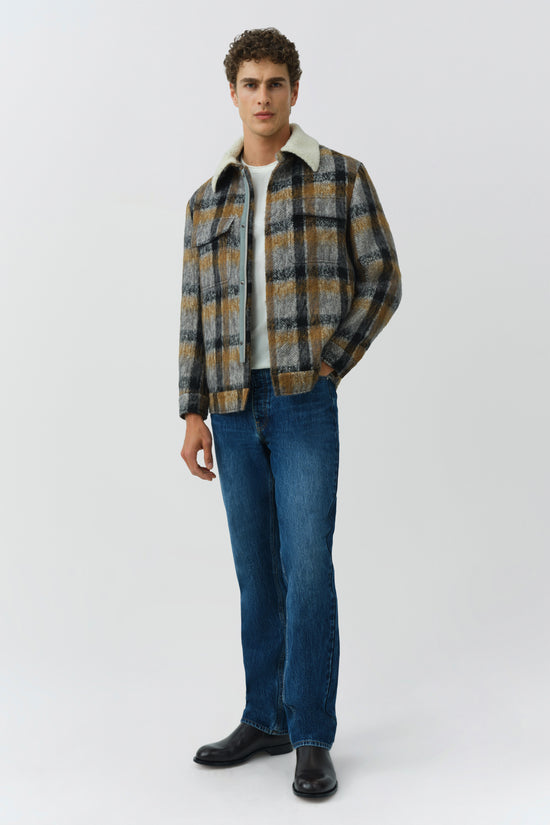 Ford Plaid Trucker Jacket