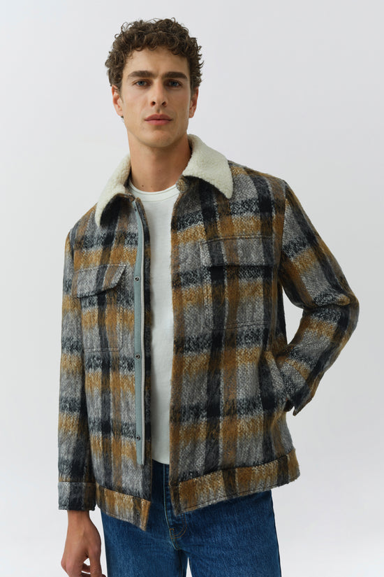 Ford Plaid Trucker Jacket