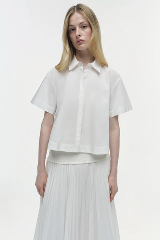 Bernie Cotton Pleated Shirt