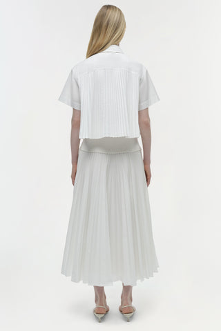 Bernie Cotton Pleated Shirt