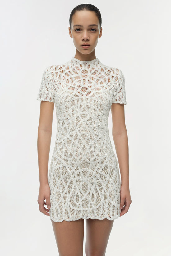 Desiree Macrame Mini Dress