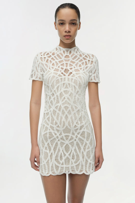 Desiree Macrame Mini Dress
