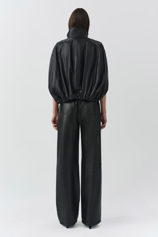 Jada Leather Cape Jacket