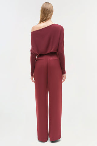 Kyra Satin Wide Leg Pant