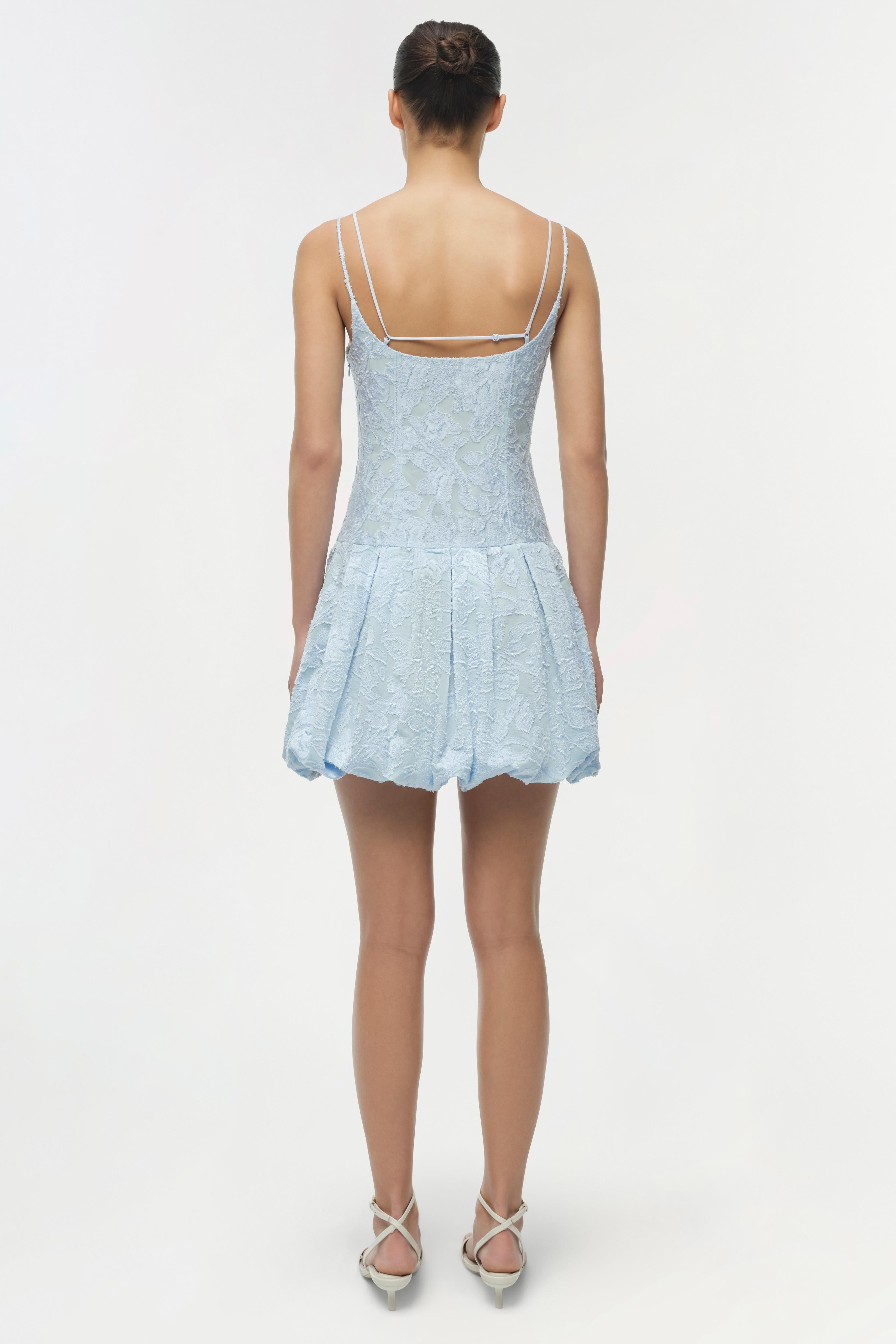 SIMKHAI Women's Fifi Mini Dress - Blue - Size 4
