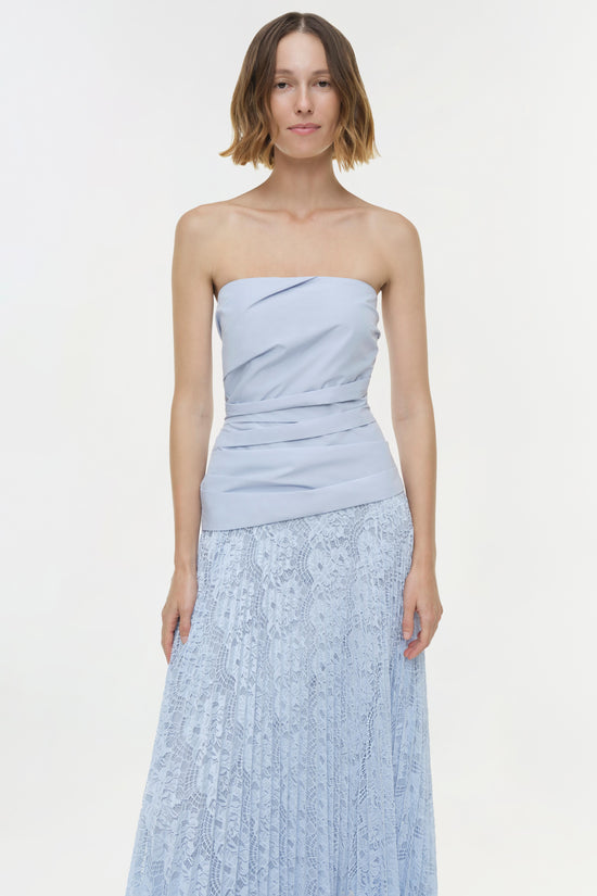 Annalise Cotton Lace Midi Dress