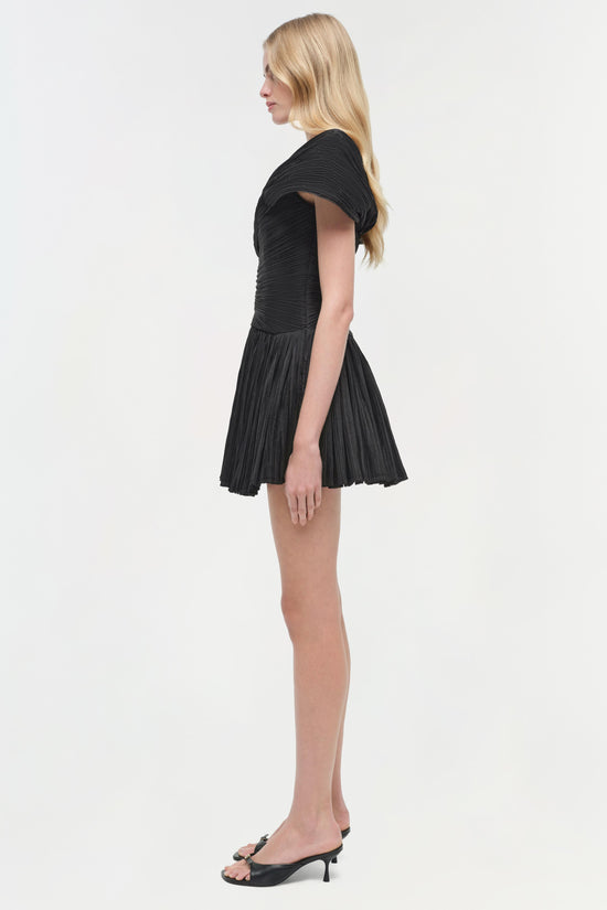 Avarie Plisse Mini Dress