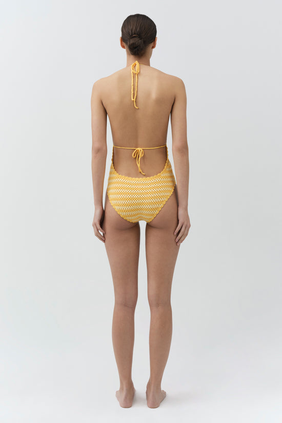 Karoline Crochet Halter One Piece