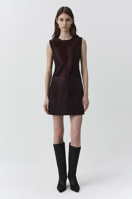Sonoma Calf Hair Mini Dress