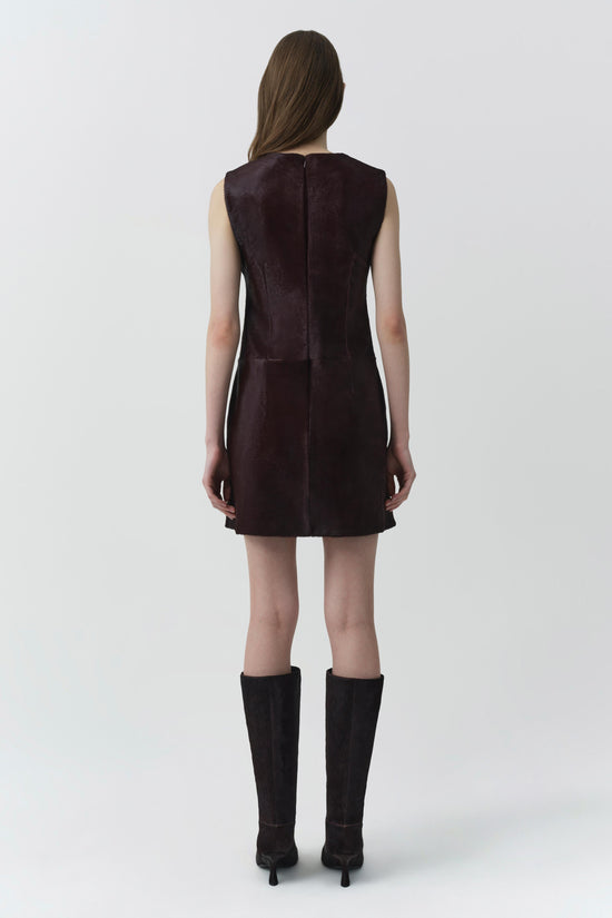 Sonoma Calf Hair Mini Dress
